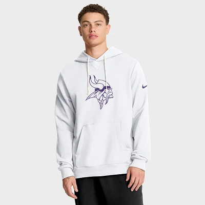 Men's Nike White Minnesota Vikings Sideline Standard Issue Alt 2 Dri-FIT Hoodie