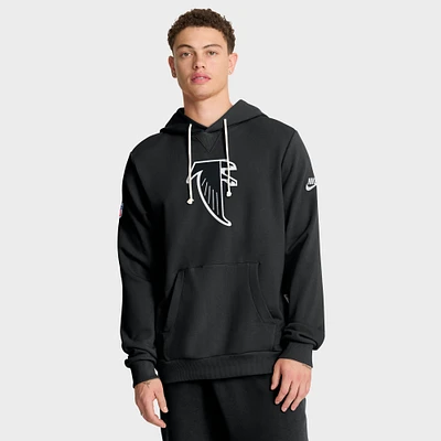 Men's Nike Black Atlanta Falcons Sideline Standard Issue Alt 2 Dri-FIT Hoodie