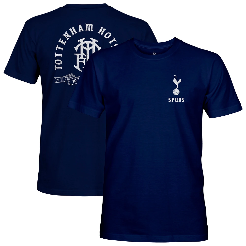 Men's 1863FC Navy Tottenham Hotspur Come On You Spurs Cotton T-Shirt