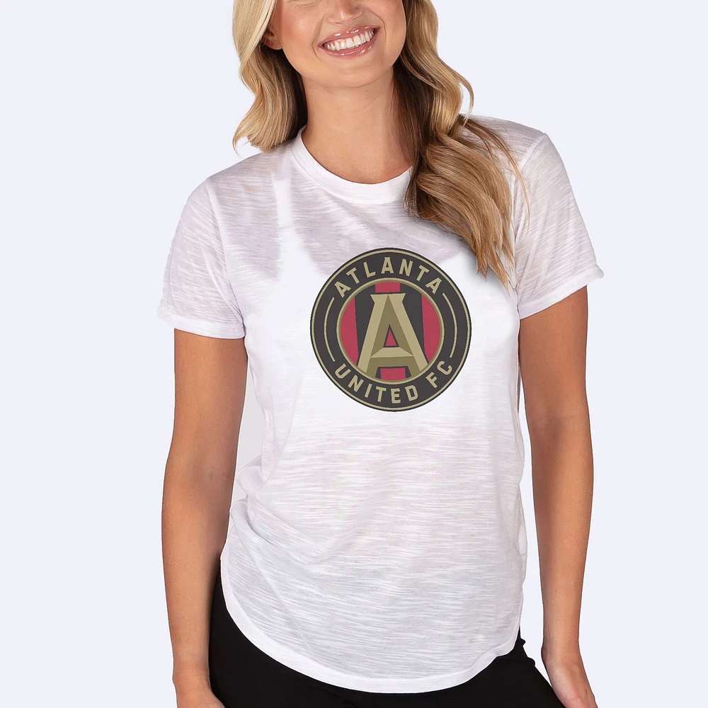 Women's Concepts Sport White Atlanta United FC Infuse Slub Knit Top