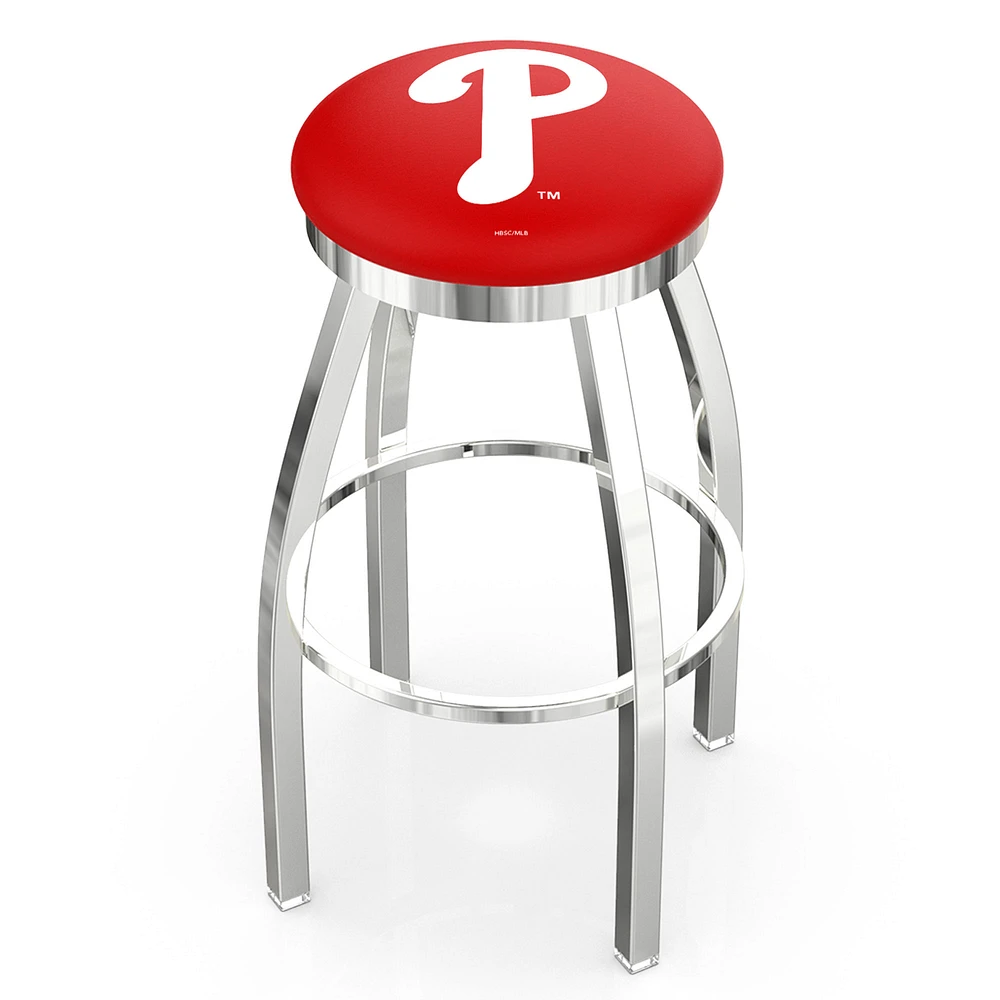 Philadelphia Phillies 30" Chrome Swivel Bar Stool