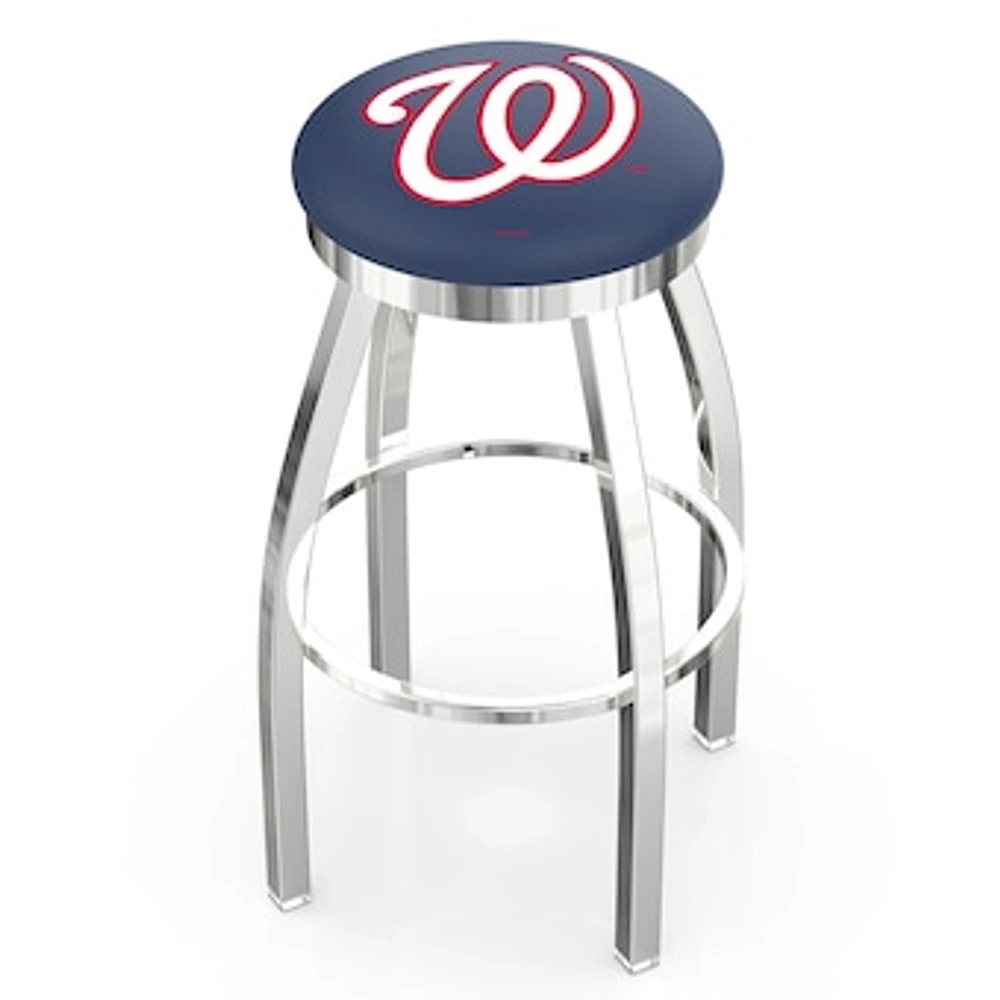 Washington Nationals 36" Chrome Swivel Counter Stool