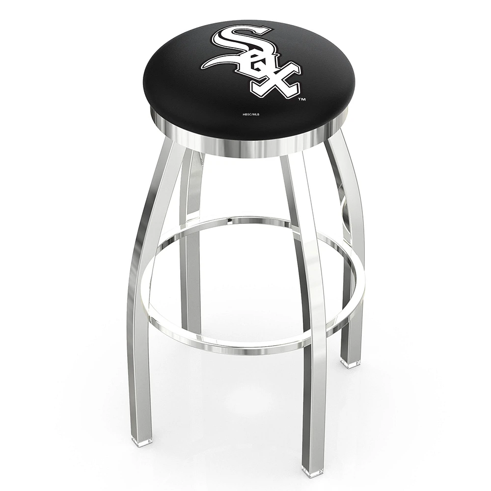 Chicago White Sox 36" Chrome Swivel Counter Stool