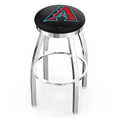 Arizona Diamondbacks 36" Chrome Swivel Counter Stool