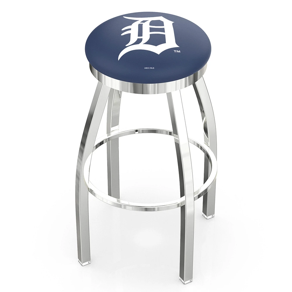 Detroit Tigers 36" Chrome Swivel Counter Stool
