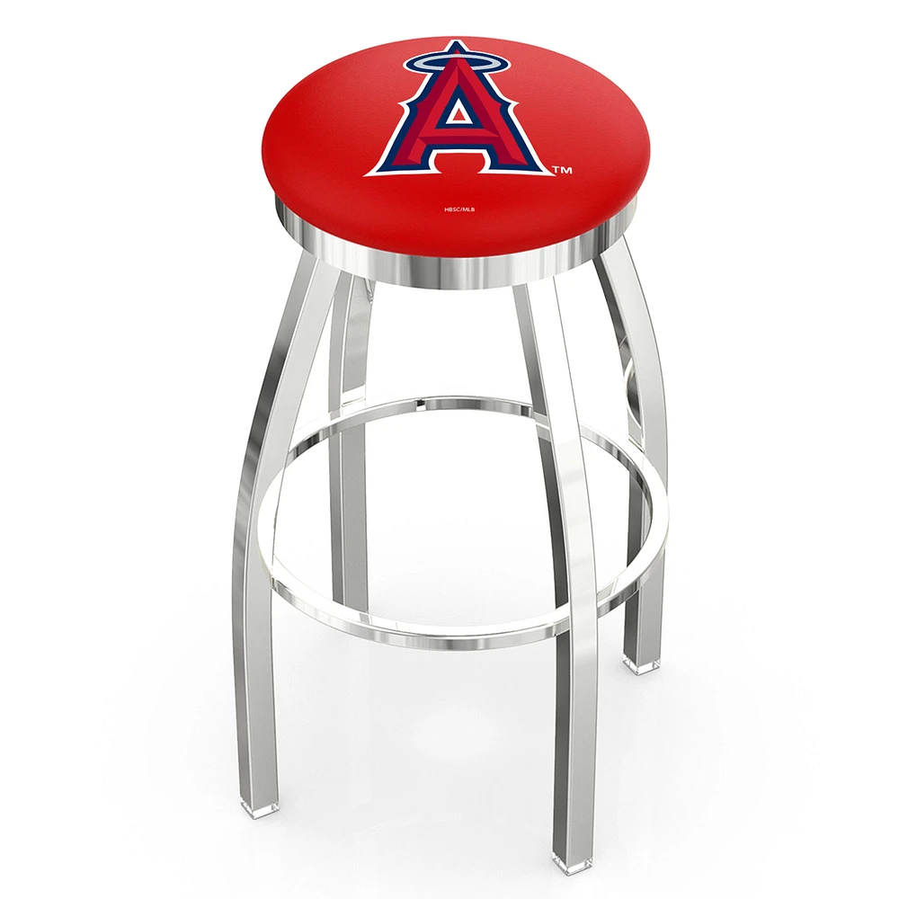 Los Angeles Angels 36" Chrome Swivel Counter Stool