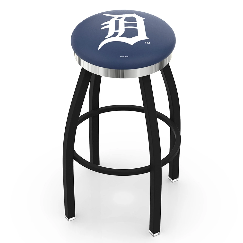 Detroit Tigers 30" Swivel Counter Stool with Chrome Accent
