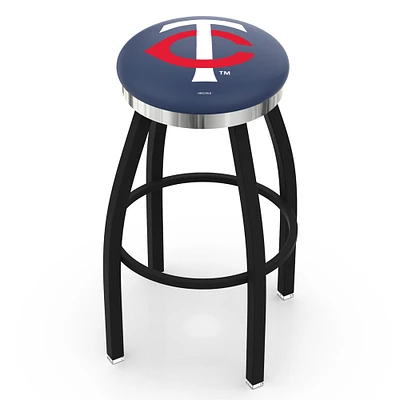 Minnesota Twins 30" Swivel Counter Stool with Chrome Accent