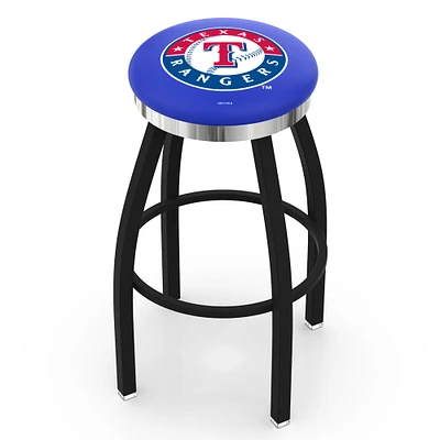 Texas Rangers 30" Swivel Counter Stool with Chrome Accent