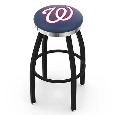 Washington Nationals 36" Swivel Counter Stool with Chrome Accent