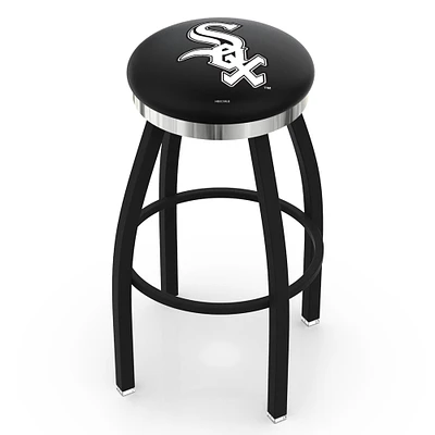 Chicago White Sox 36" Swivel Counter Stool with Chrome Accent