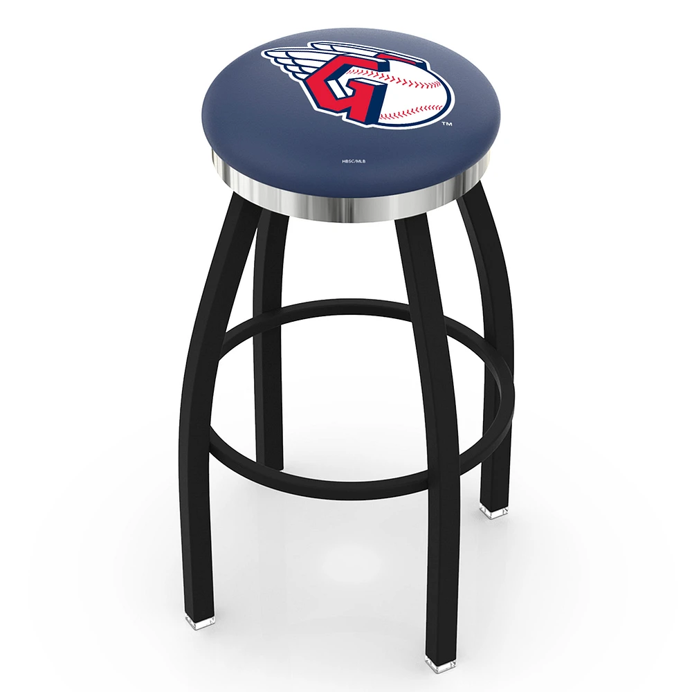 Cleveland Guardians 36" Swivel Counter Stool with Chrome Accent