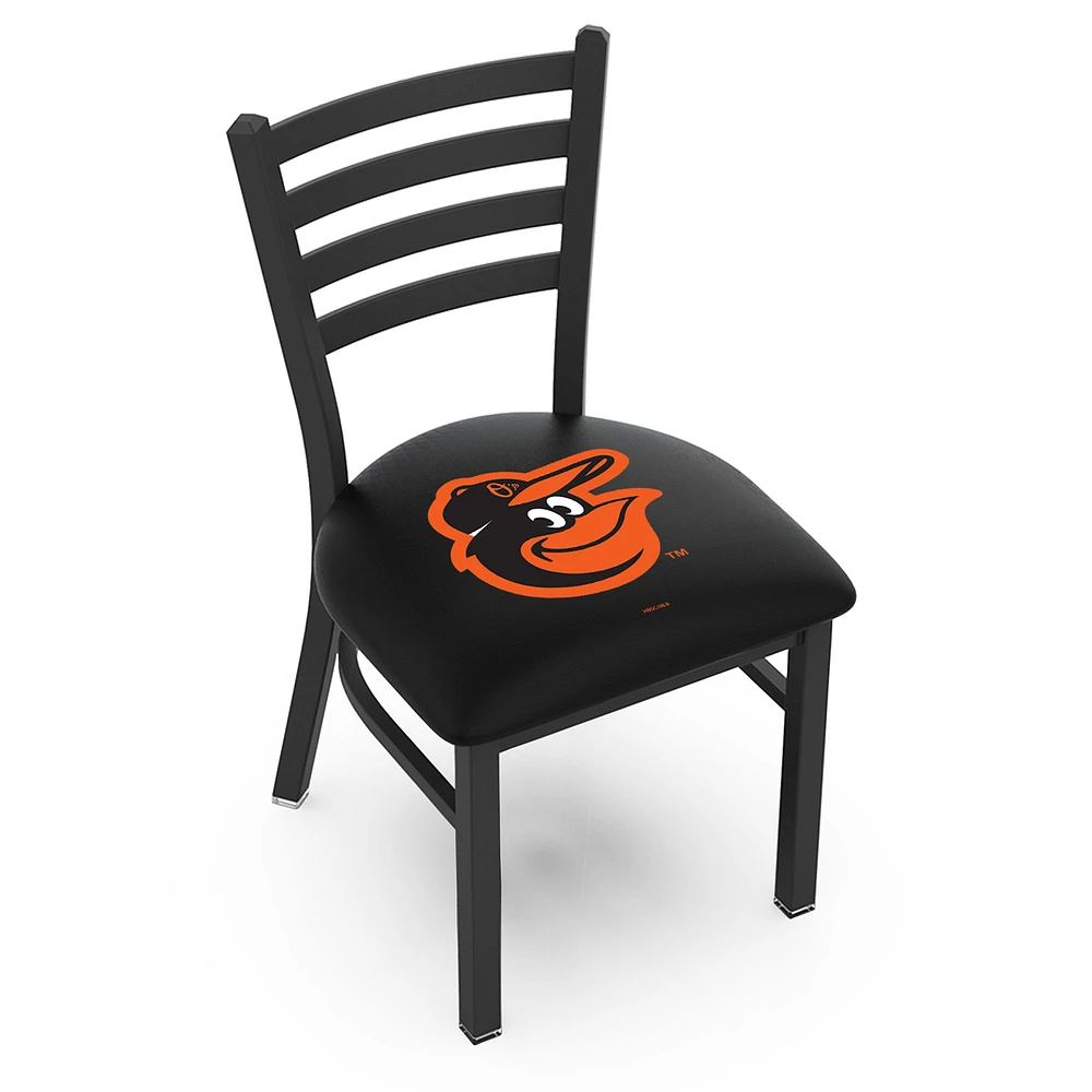 Baltimore Orioles 18" Chair with Black Wrinkle Finish