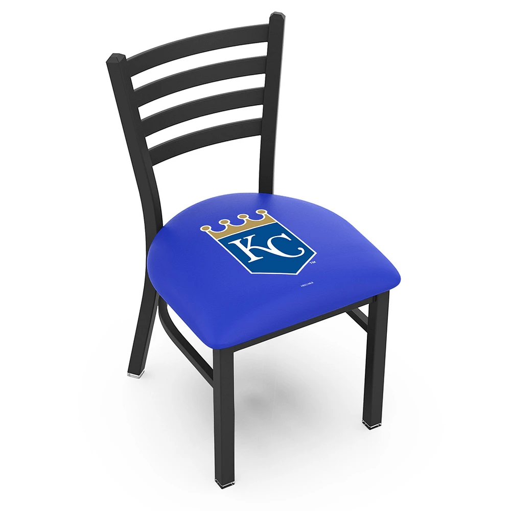 Kansas City Royals 18" Chair with Black Wrinkle Finish