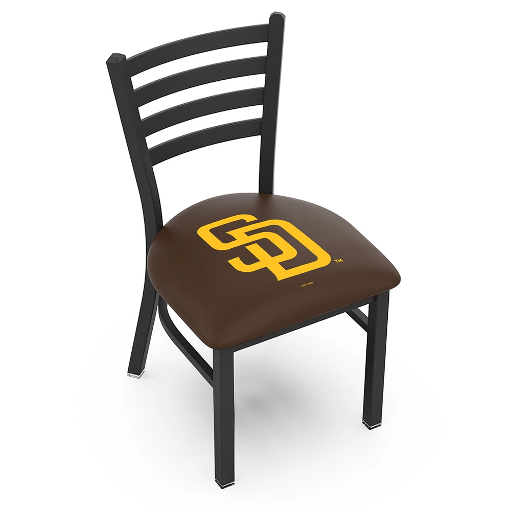 San Diego Padres 18" Chair with Black Wrinkle Finish