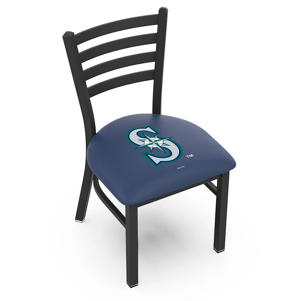 Seattle Mariners 18" Chair with Black Wrinkle Finish