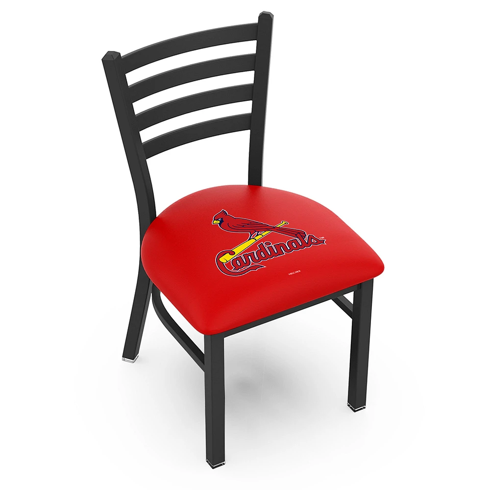 St. Louis Cardinals 18" Chair with Black Wrinkle Finish