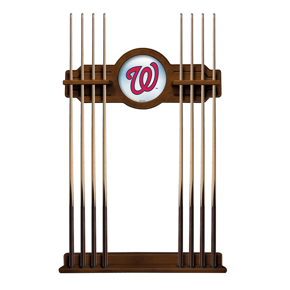 Chardonnay Washington Nationals Eight Stick Wood Pool Cue Rack