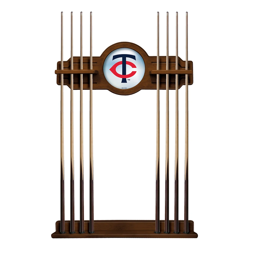 Chardonnay Minnesota Twins Eight Stick Wood Pool Cue Rack