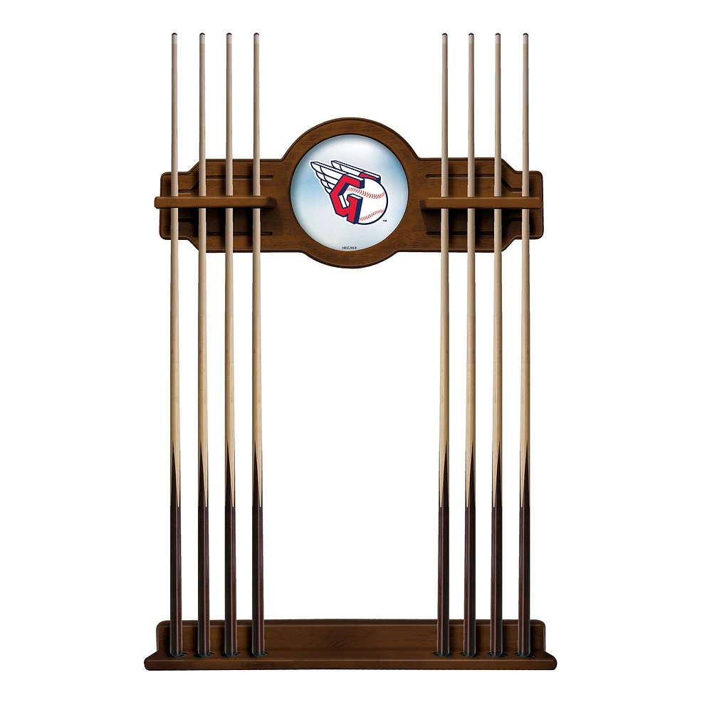 Chardonnay Cleveland Guardians Eight Stick Wood Pool Cue Rack