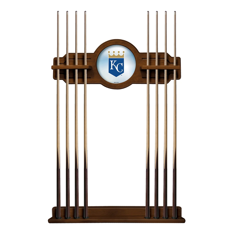Chardonnay Kansas City Royals Eight Stick Wood Pool Cue Rack
