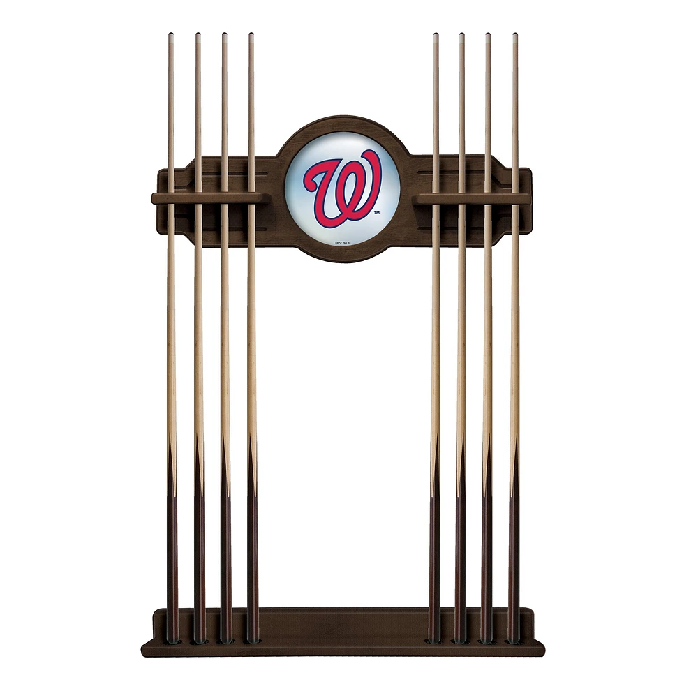 Navajo Washington Nationals Eight Stick Wood Pool Cue Rack