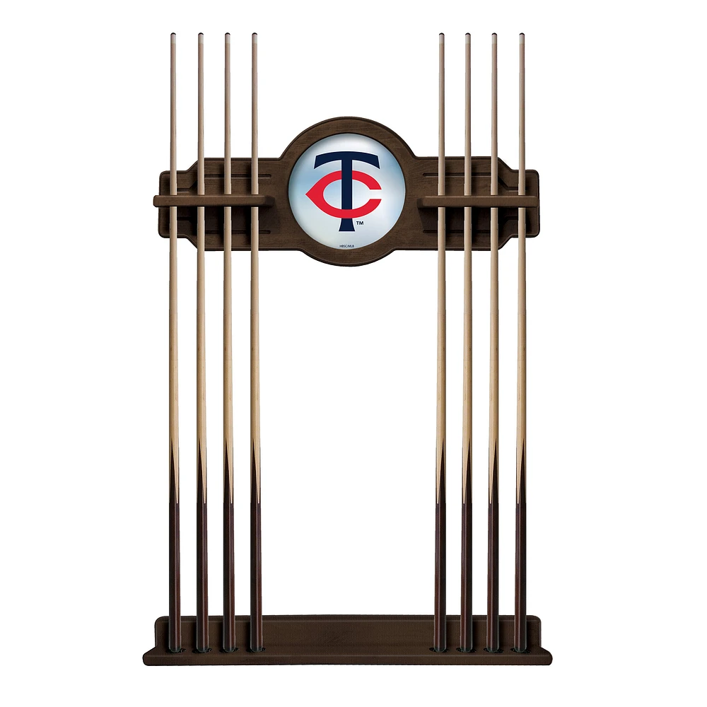 Navajo Minnesota Twins Eight Stick Wood Pool Cue Rack