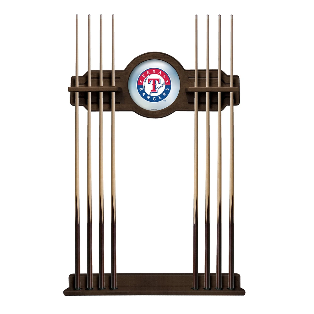 Navajo Texas Rangers Eight Stick Wood Pool Cue Rack