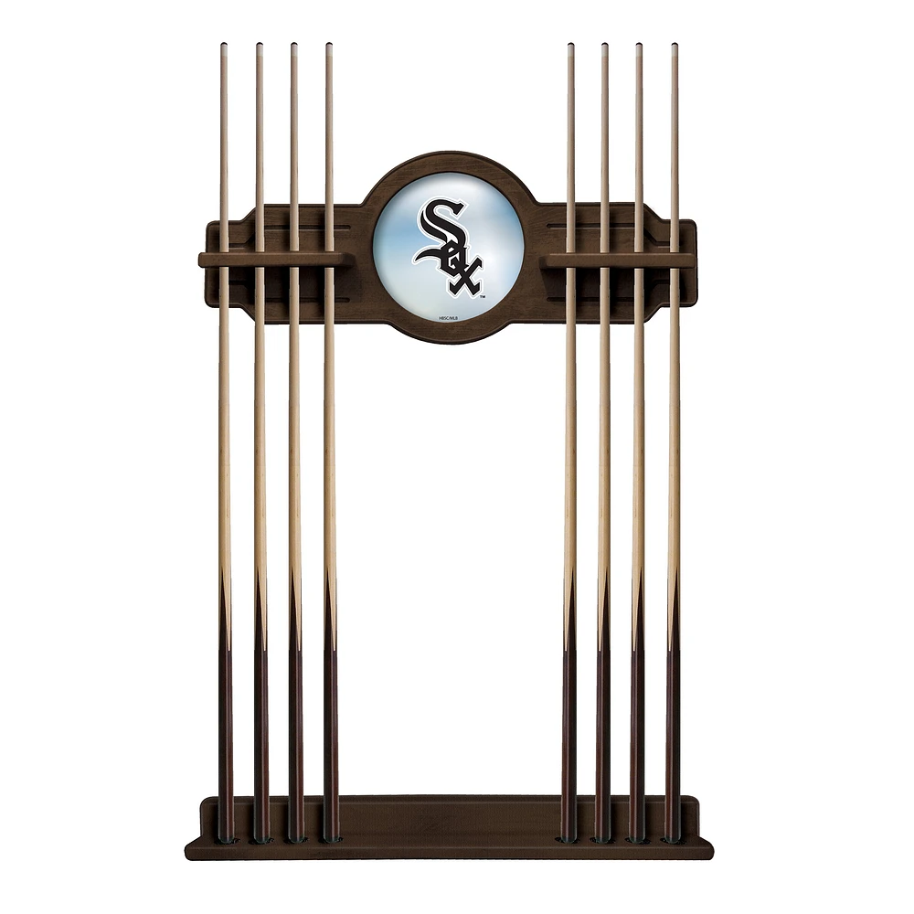 Navajo Chicago White Sox Eight Stick Wood Pool Cue Rack