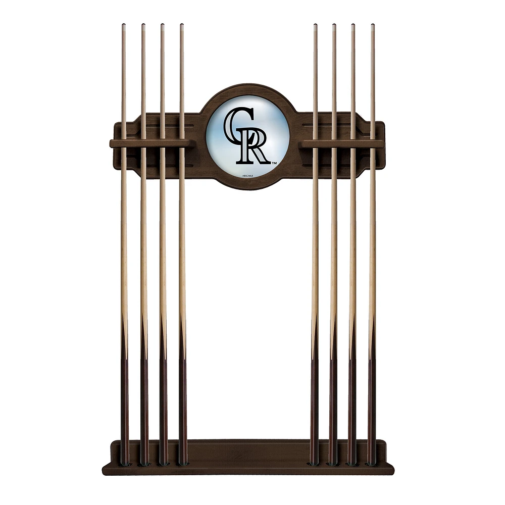 Navajo Colorado Rockies Eight Stick Wood Pool Cue Rack