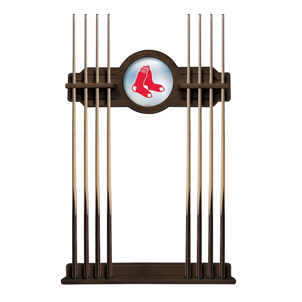 Navajo Boston Red Sox Eight Stick Wood Pool Cue Rack
