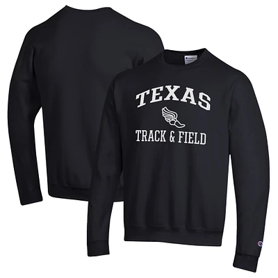 Men's Champion Texas Longhorns Icon Track & Field Powerblend Pullover Sweatshirt