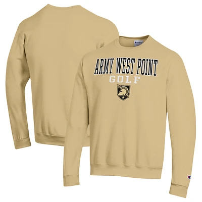 Men's Champion Gold Army Black Knights Powerblend Crewneck Sweatshirt