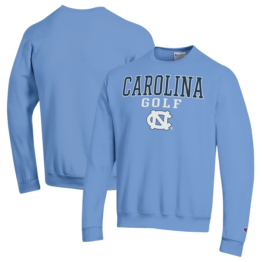 Men's Champion Carolina Blue North Tar Heels Powerblend Crewneck Sweatshirt