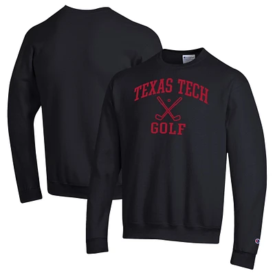 Men's Champion Texas Tech Red Raiders Powerblend Crewneck Sweatshirt