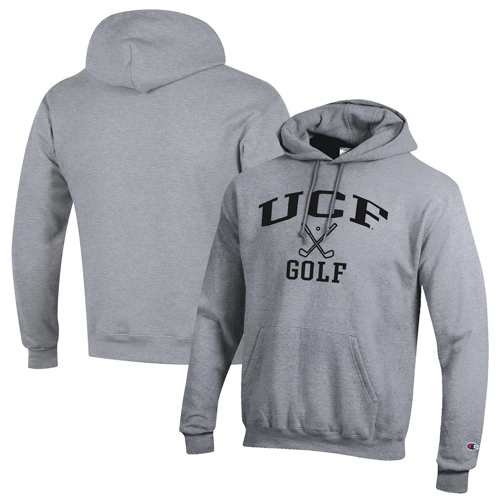 Men's Champion Gray UCF Knights Icon Golf Powerblend Pullover Hoodie