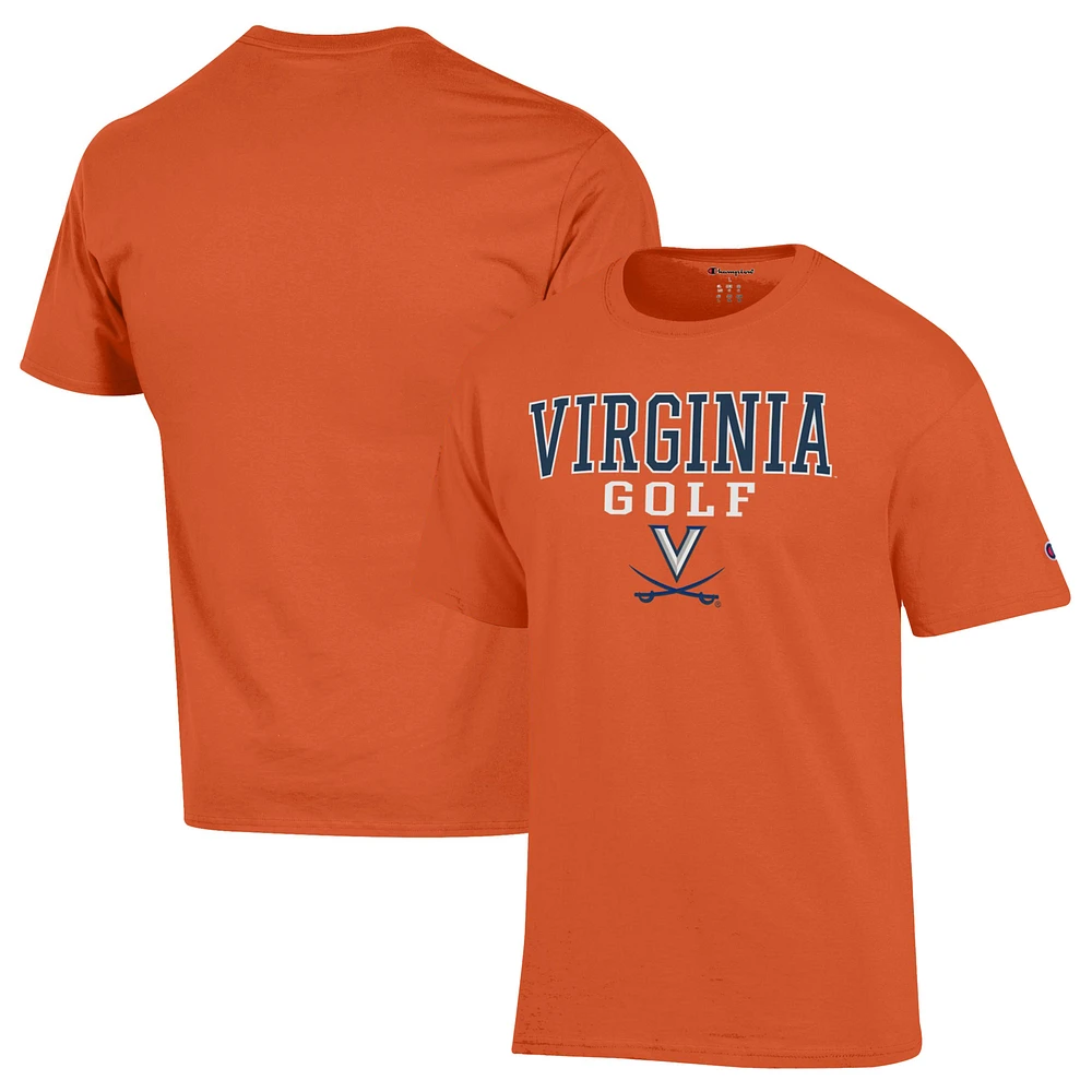Men's Champion Orange Virginia Cavaliers Short Sleeve T-Shirt