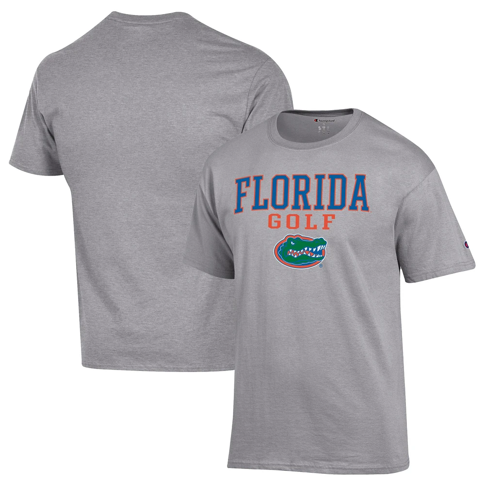 Men's Champion Gray Florida Gators Short Sleeve T-Shirt