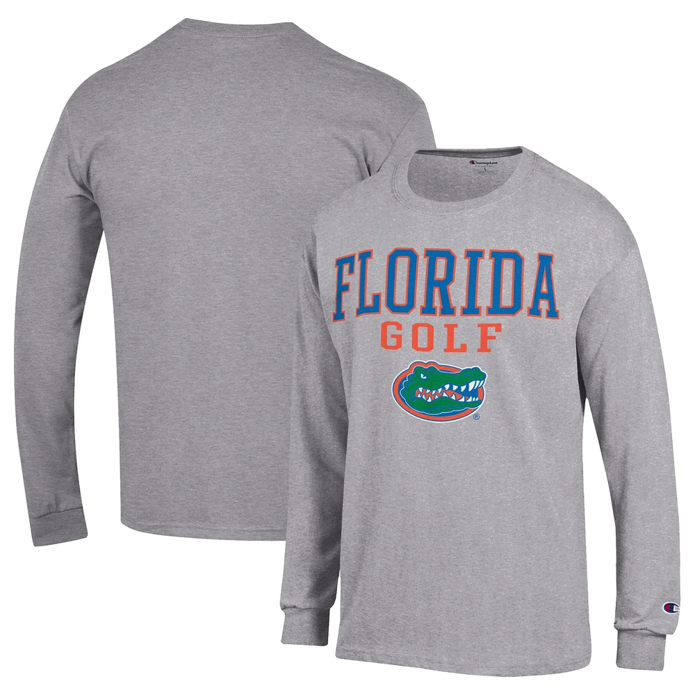 Men's Champion Gray Florida Gators Long Sleeve T-Shirt