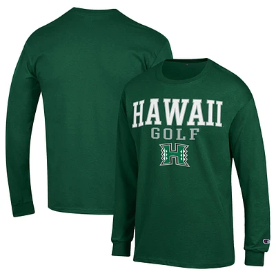 Men's Champion Hawaii Rainbow Warriors Long Sleeve T-Shirt
