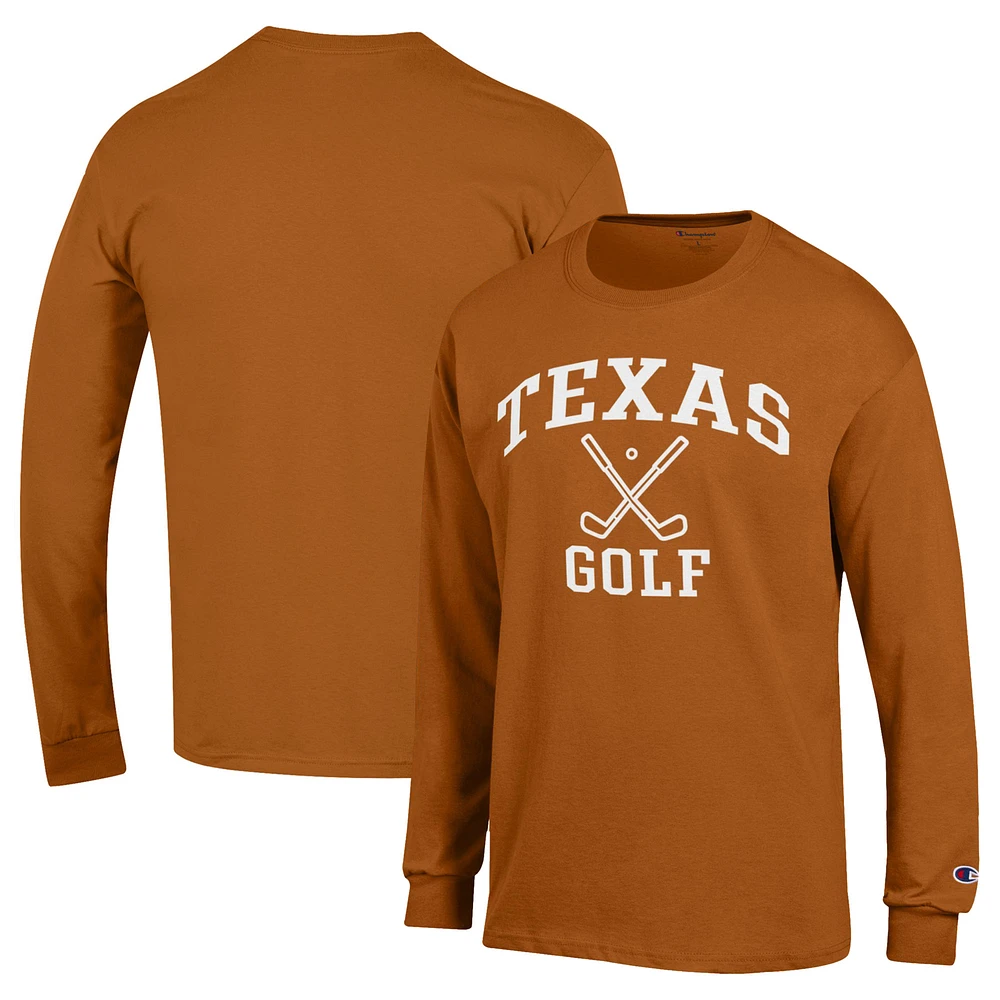 Men's Champion Texas Orange Longhorns Long Sleeve T-Shirt