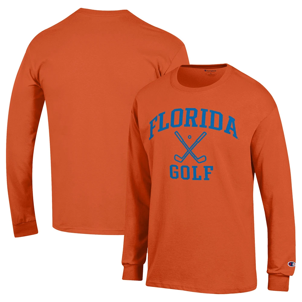 Men's Champion Orange Florida Gators Long Sleeve T-Shirt