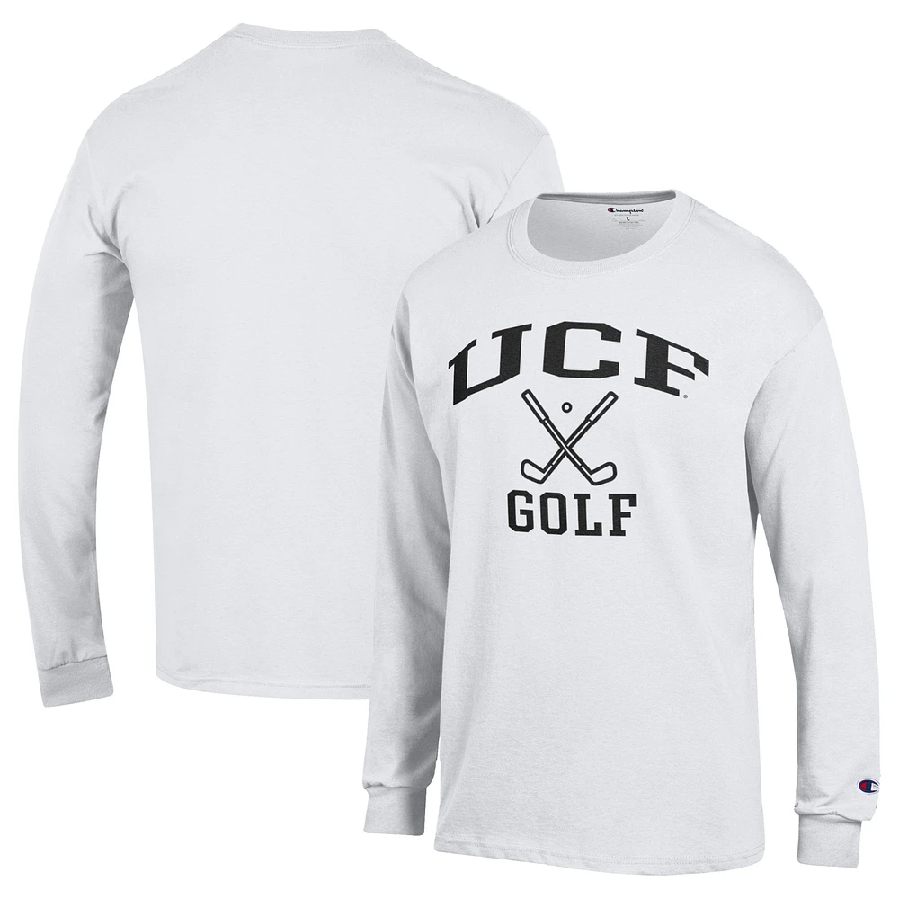Men's Champion White UCF Knights Long Sleeve T-Shirt