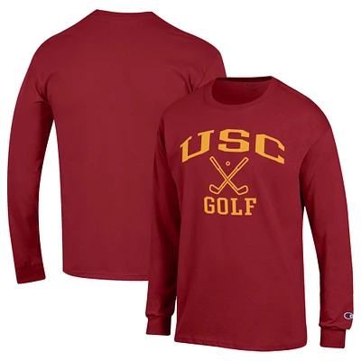 Men's Champion Cardinal USC Trojans Long Sleeve T-Shirt