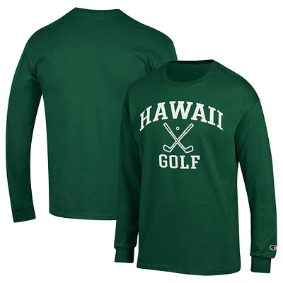 Men's Champion Hawaii Rainbow Warriors Long Sleeve T-Shirt