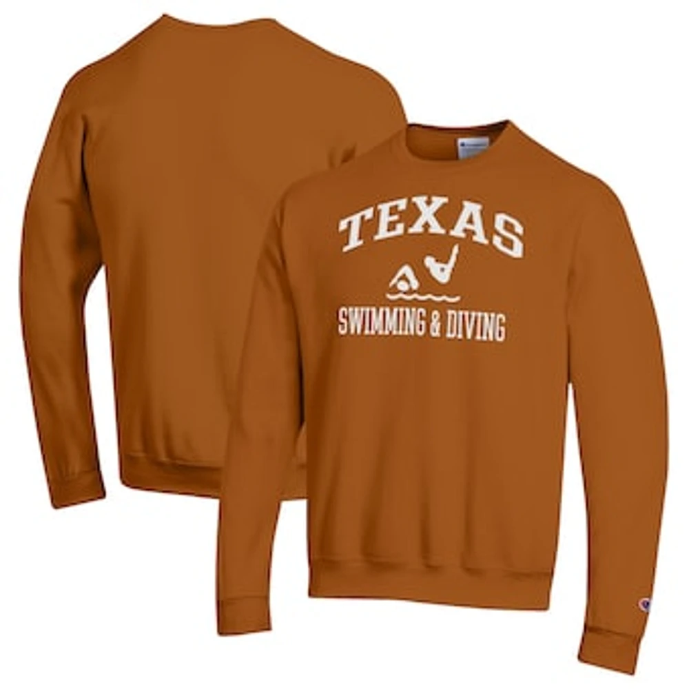 Men's Champion Texas Longhorns Powerblend Crewneck Sweatshirt