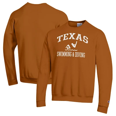 Men's Champion Texas Longhorns Powerblend Crewneck Sweatshirt
