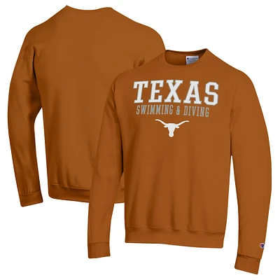 Men's Champion Texas Longhorns Powerblend Crewneck Sweatshirt