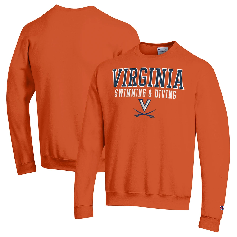 Men's Champion Virginia Cavaliers Powerblend Crewneck Sweatshirt