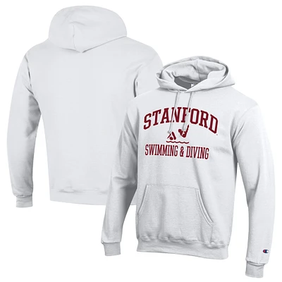 Men's Champion Stanford Cardinal Swim & Dive Icon Powerblend Pullover Hoodie